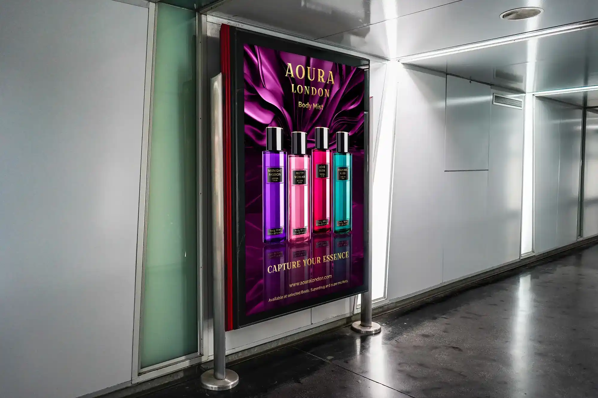 cosmetic advertising design