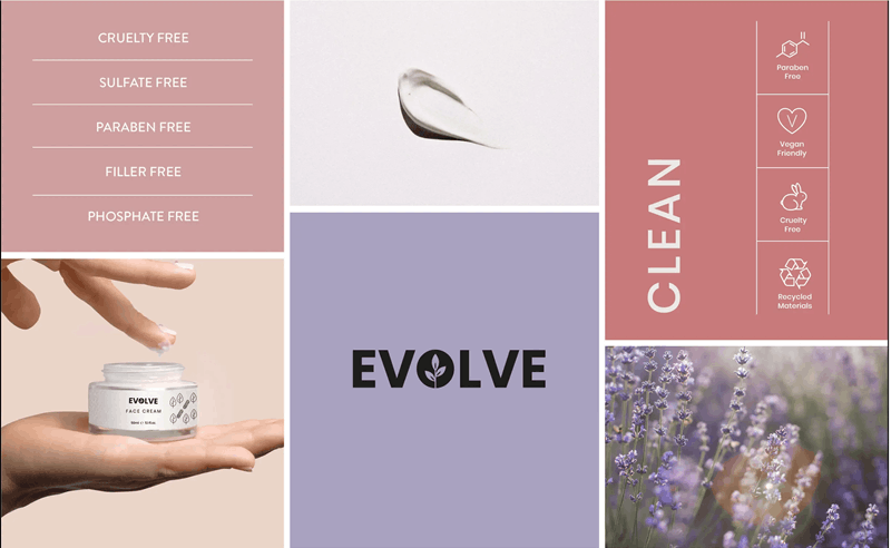 Sustainable Skincare Branding and Visual Identity